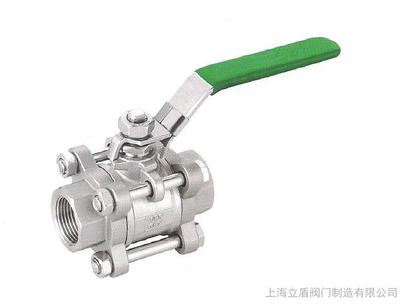 球閥、不銹鋼球閥、三片式內螺紋/承插球閥、廠家直銷圖片_高清圖_細節圖-上海立盾閥門制造 -